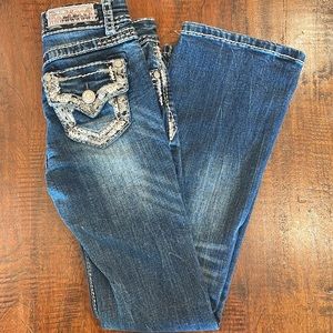Grace in LA girls size 8 bootcut thick stitch